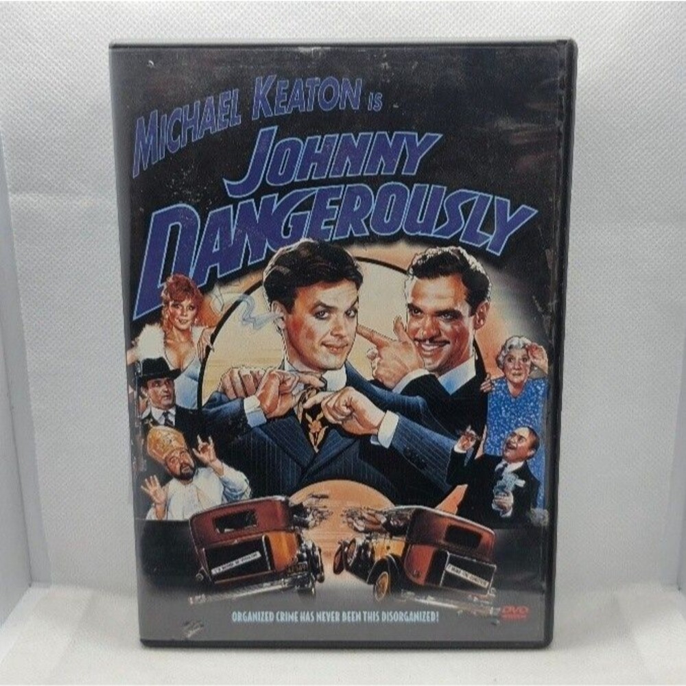 Johnny Dangerously (DVD, 1984) Michael Keaton Comedy Cult Classic w/Insert